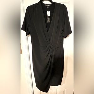 Black Banana Republic Front Drape Dress Size L